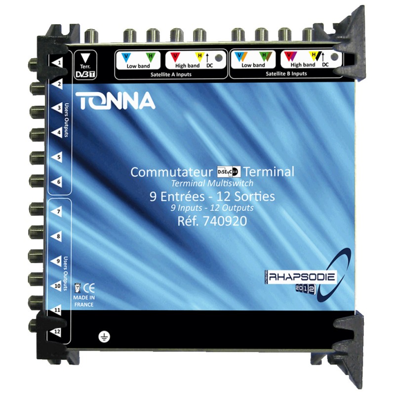 R2012 COMMUTATEUR CASCADABLE 9E/12S (TERMINAL)