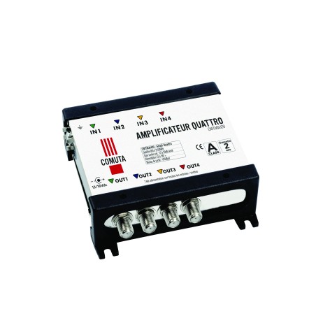 AMPLIFICATEUR SAT QUATTRO 20DB - 4E/4S POUR MULTISWITCH CMTM