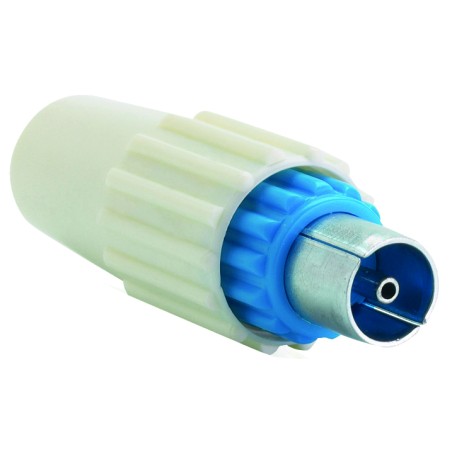 FICHE MALE IEC CAMERA CULOT LONG (BOITE DE 20 )