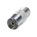 ADAPATEUR \'F\' FEMELLE / TV 9.52MM FEMELLE