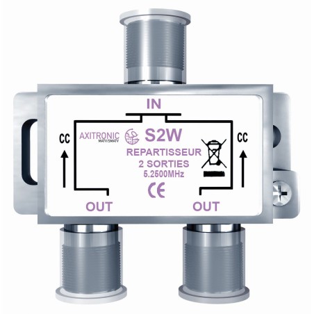 DERIVATEUR 6DIR 5-1000MHZ F TERMINAL 10DB PLAT