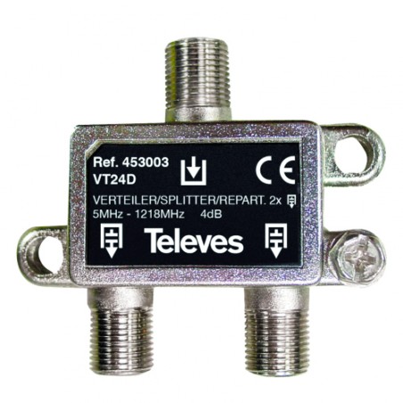 REPARTITEUR 5–1000MHZ TYPE F 2DIR 5DB