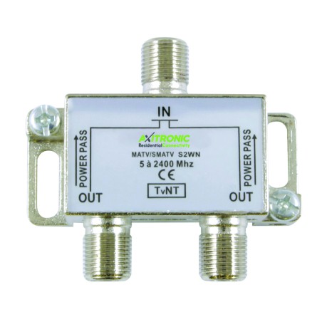 REPARTITEUR 2 DIRECTIONS 5 à 2400MHz - CONNECTIQUE F