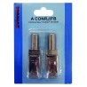 ADAPTATEUR RJ45 VERS F BALUN (blister de 2pcs)