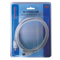 CORDON TV 9.52MM MALE / FEMELLE 2M