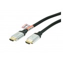 CORDON HDMI 2.0B A M/M – CERTIFICATION PREMIUM – 4K – OR –2M