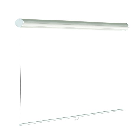 SUPERGEARPRO ECRAN MANUEL BLANC MAT NON FEU M1 180x240CM