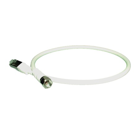 CORDON BALUN RJ45/F BLANC 0.2M 5-2400MHZ