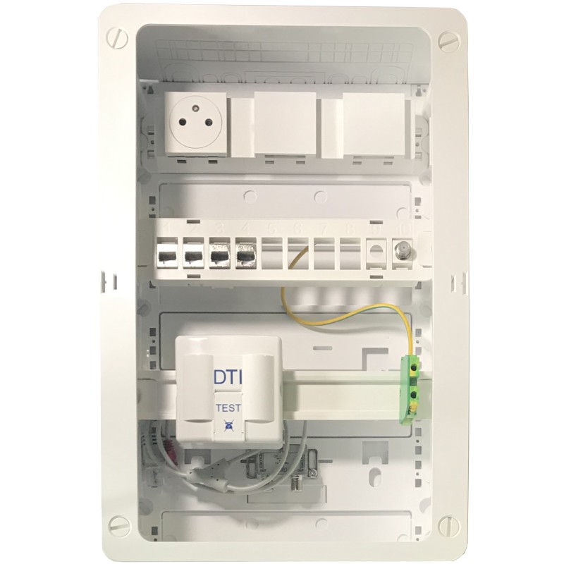 C-START 375 THD - Grade 3TV - 4 RJ45 Cat. 6A blindés - DTI