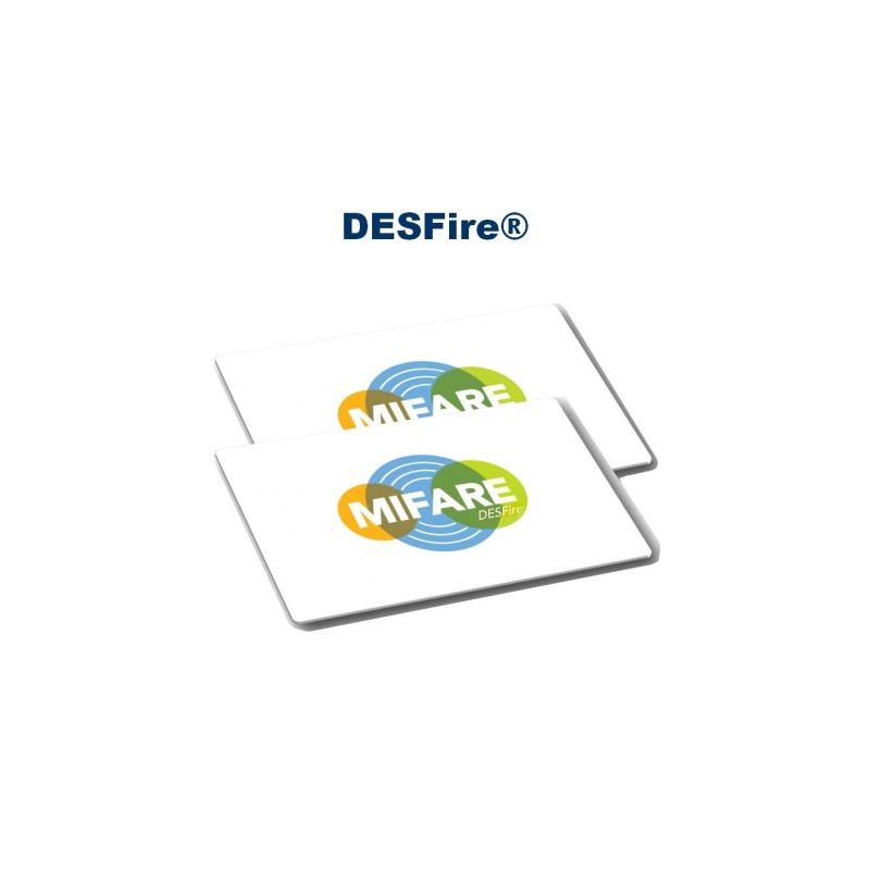BADGE DESFIRE EV1 4K CARTE DE CREDIT 13.56MHZ IMPRIM NUM CSN