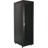 BAIE 19'' 42U 800X800 PORTE VITREE NOIRE LIVREE MONTEE + ACC