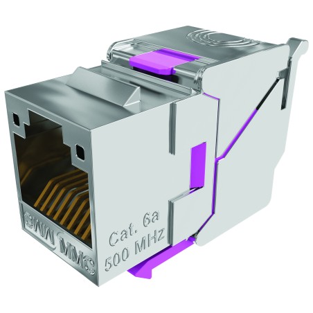 CONNECTEUR RJ45 CAT6A BLINDE CEM 360° SANS OUTIL