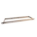 PANNEAU 19\'\' 0.5U NU 24P (SUPPORT DE CABLES +PORTE ETIQU.)