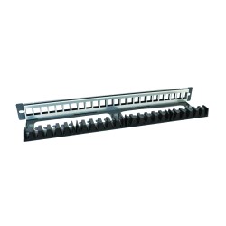 PANNEAU 19'' 1U 24 PORTS A...