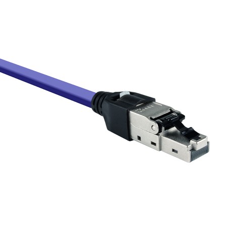 PLUG DROIT RJ45 CAT6A FTP POUR CABLE PATCH OU RIGIDE