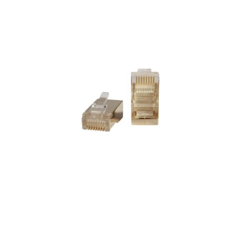 PLUG RJ45 CAT5E FTP POUR CABLE RIGIDE