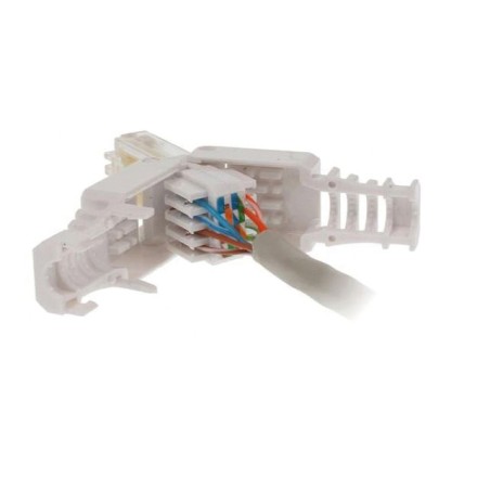 PLUG RJ45 SANS OUTIL CAT6 UTP AWG26/24 - MANCHON INTEGRE