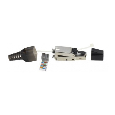 PLUG RJ45 SANS OUTIL CAT6 FTP AWG26/24 - MANCHON INTEGRE