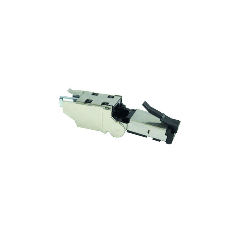 PLUG RJ45 CAT6A SANS OUTIL ANGULE BLINDE