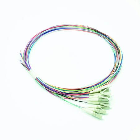 PIGTAIL OM4 50/125µ LC 1M RAIMBOW (LOT DE 12)