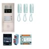 PACK AUDIO BUS 3 BP ENCASTRÉ AVEC MODULE POUR T25/VIGIK