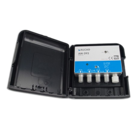 Préampli de mât 2 entrées UHF + DAB/FM - Gain 20dB