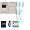 PACK AUDIO BUS 5 BP ENCASTRÉ AVEC MODULE POUR T25/VIGIK