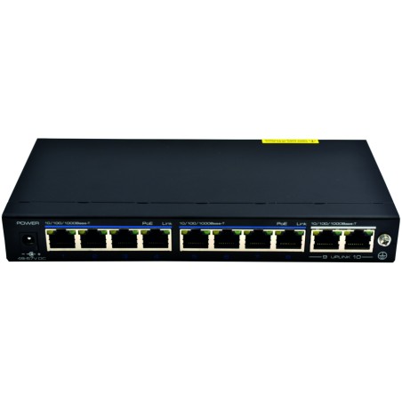 SWITCH 120W - 8×1GBPS/POE+ & 2×1GBPS