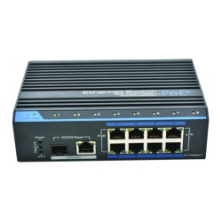 SWITCH INDUS 120W - 8×100MB/POE+ & 1×GB & 1SFP