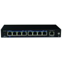 SWITCH 9 PORTS 10/100 8 POE+ 30W BUDGET 120W