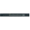 SWITCH 24 PORTS Gbps POE+ 375W + 4 PORTS SFP/RJ45 - RACKABLE