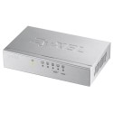 SWITCH 5 PORTS Gbps RJ45 QoS BOITIER METAL ALIM EXTERNE