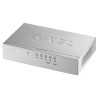 SWITCH 5 PORTS Gbps RJ45 QoS BOITIER METAL ALIM EXTERNE