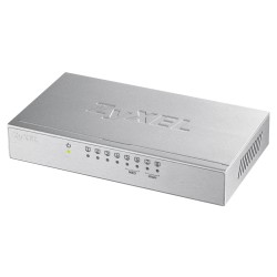 SWITCH 8 PORTS Gbps RJ45 QoS BOITIER METAL ALIM EXTERNE