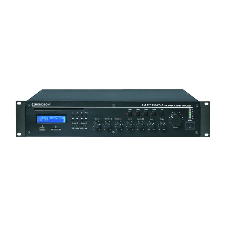 AMPLI-PREAMPLI 120W 4 ZONES TUN FM+CD/USB/SD DC 24 V