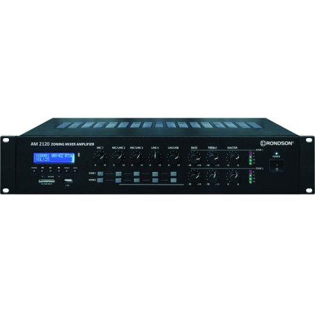 AMPLI–PRÉAMPLI 2 X 120 W AVEC ECHO/REVERBÉRATION – 6 ENTRÉE
