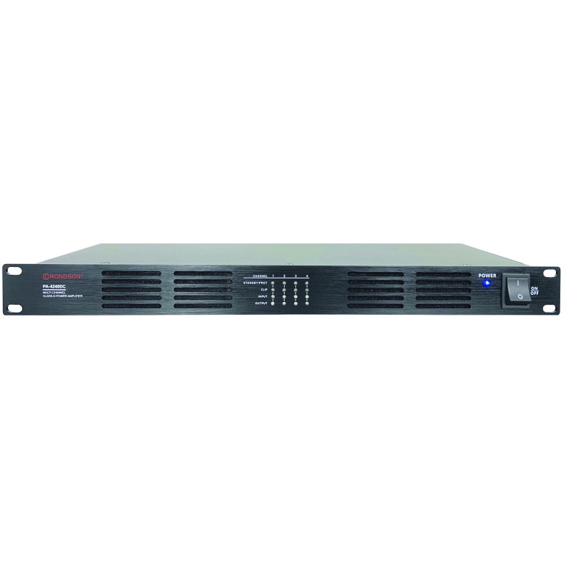 AMPLIFICATEUR DE PUISSANCE 4 X 240W CLASS D DC 24 V