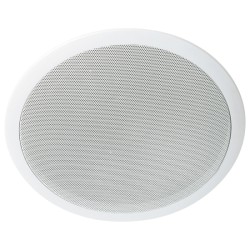 HAUT-PARLEUR DE PLAFOND ABS BLANC 5'' 6/3W / 100V