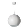 ENCEINTE SPHERIQUE BLANCHE 8 OHMS /20W - 20/10/5W / 100V