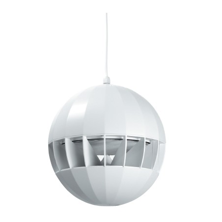 ENCEINTE SPHERIQUE OMNIDIRECTIONNEL BLANCHE 20/10/5W /100V