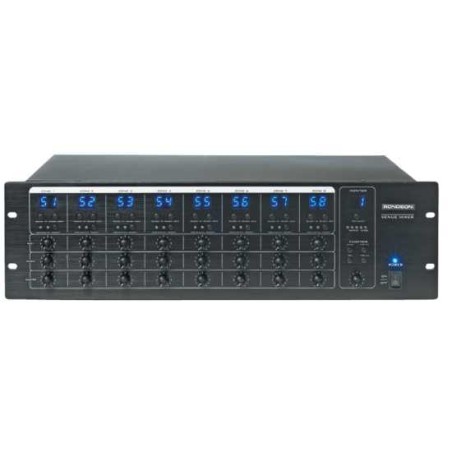 MATRICE AUDIO 8 ENTREES / 8 SORTIES - 230V/24V - 19'' 3U