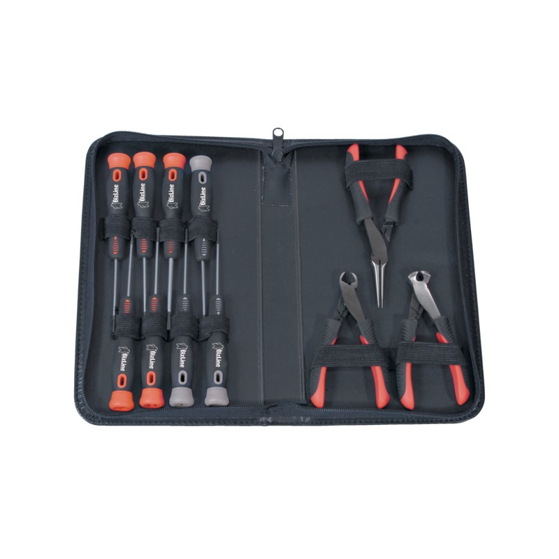 COFFRET OUTILLAGE ELECTRONIQUE 8 TOURNEVIS 3 PINCES