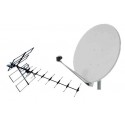 Antennes terrestres et satellites