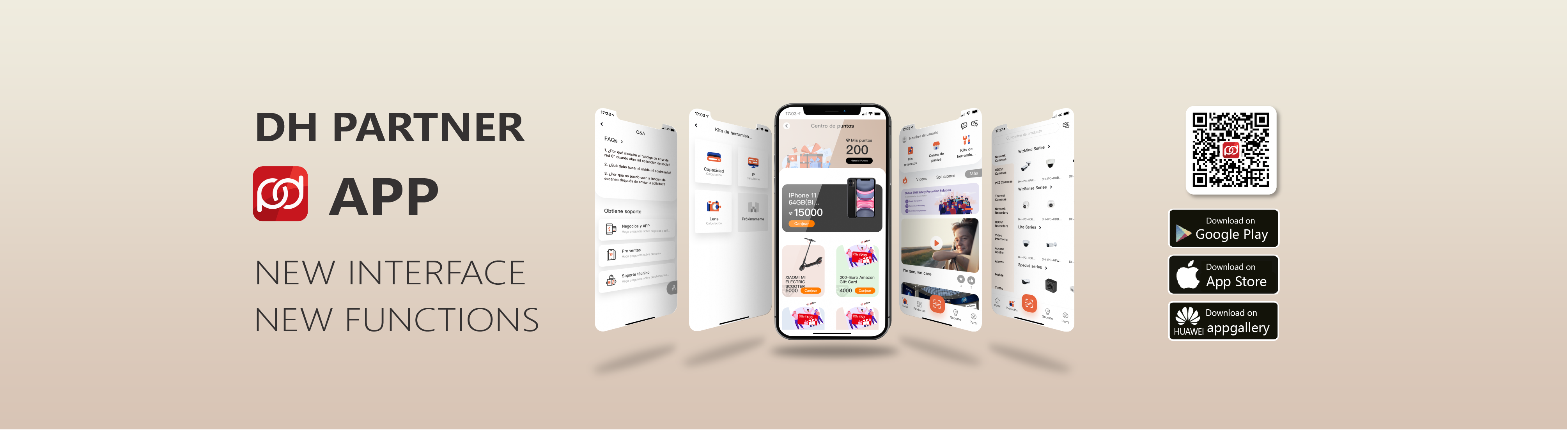 DH PARTNER APP est la nouvelle application mobile de Dahua avec une nouvelle interface et de nouvelles fonctionnalités