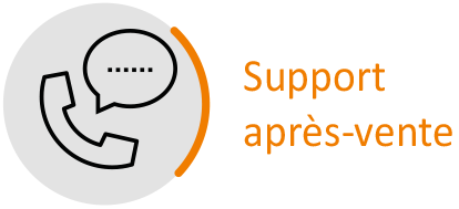 Nous vous assistons en support après-vente